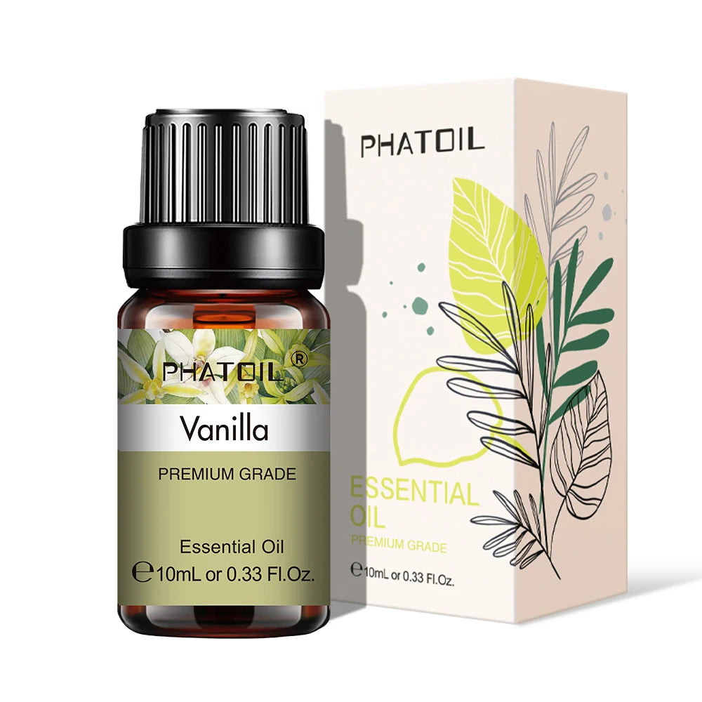 10ml Lavender Essential Oils Pure Natural for Diffuser humidifier, Aromatherapy, Jasmine, Vanilla, Aroma Oil for Skin Care.