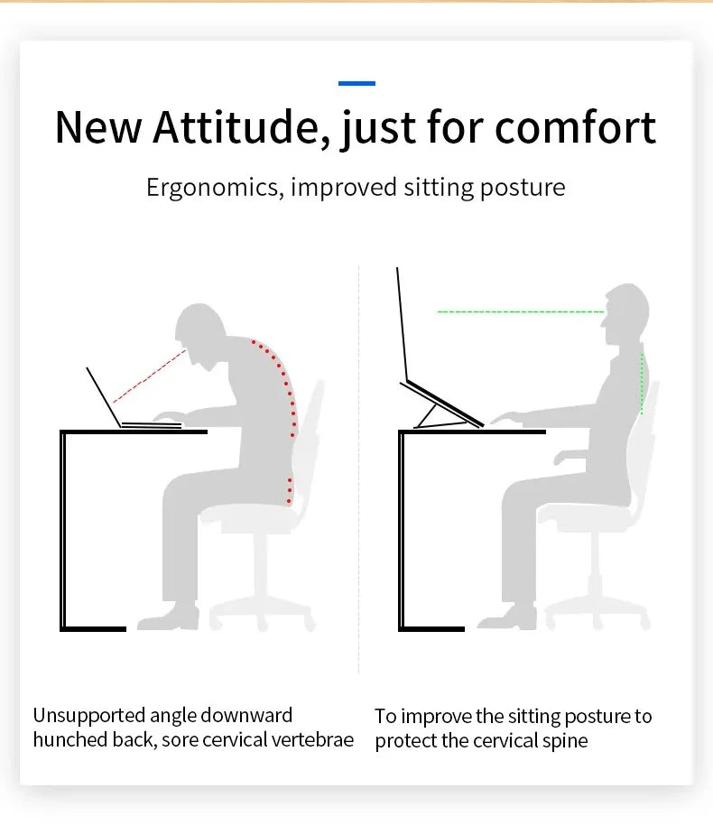 ElevateSupport™ Adjustable Monitor & Laptop Stand – Ergonomic Desk Riser