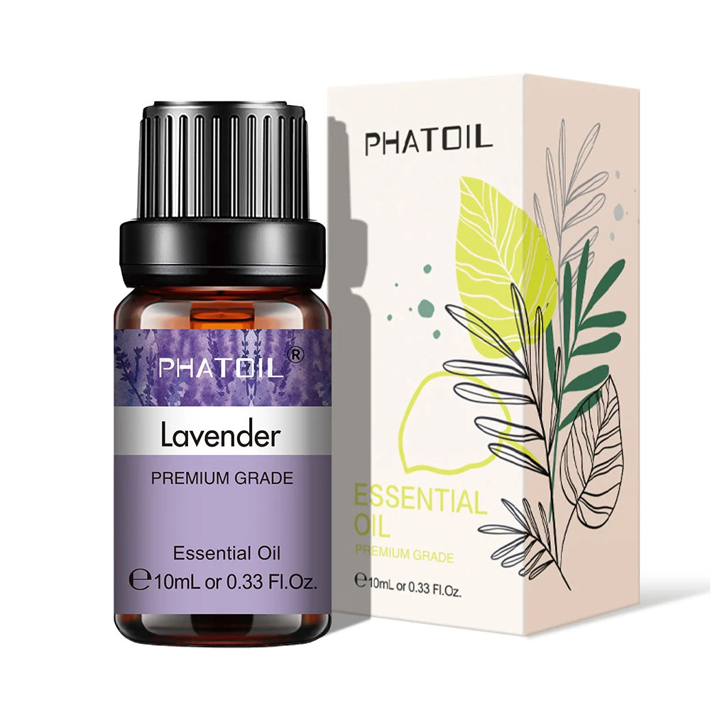 10ml Lavender Essential Oils Pure Natural for Diffuser humidifier, Aromatherapy, Jasmine, Vanilla, Aroma Oil for Skin Care.