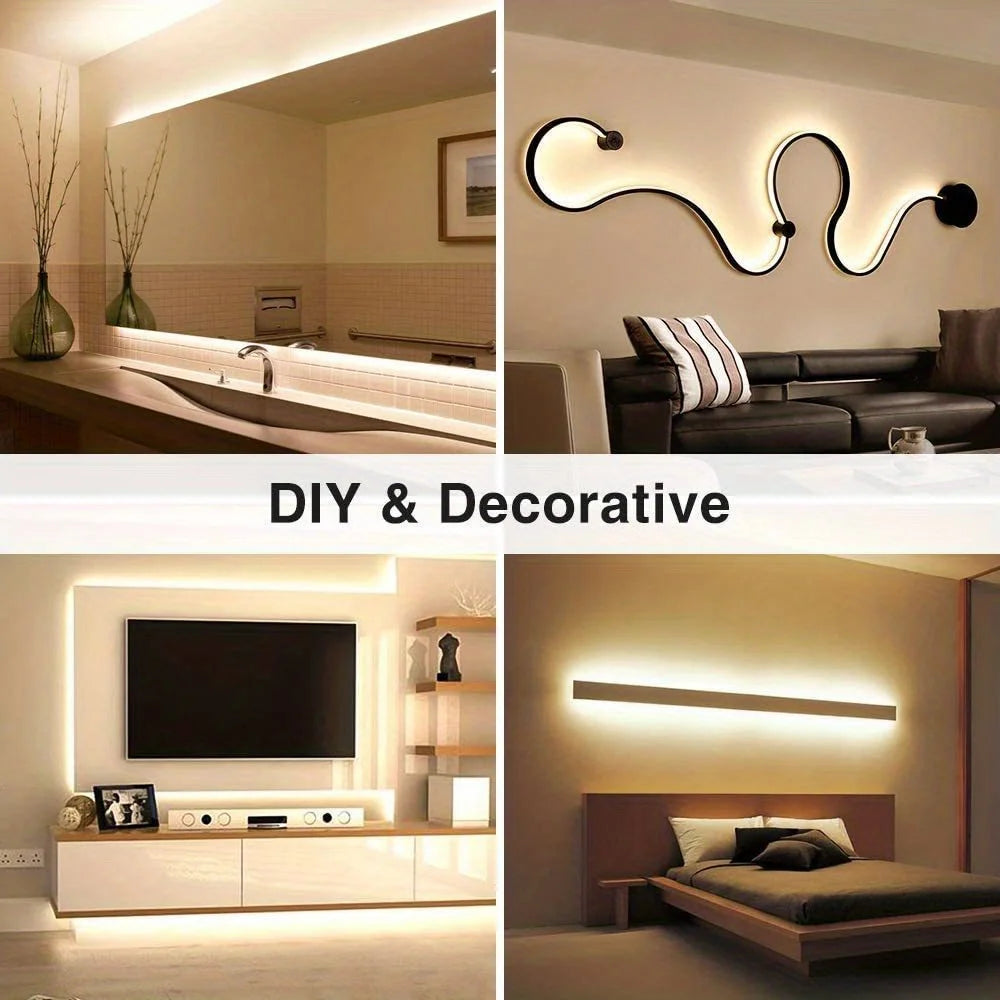 USB Neon LED Strip Light – Dimmable Touch-Control Flexible Glow for Desks, Bedrooms & Gaming Setups (Waterproof, 5V).