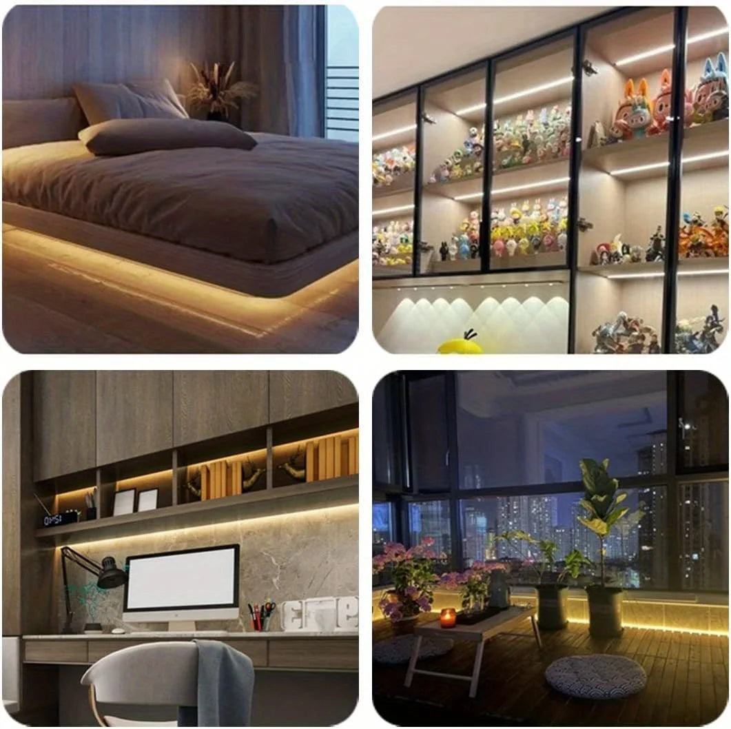 USB Neon LED Strip Light – Dimmable Touch-Control Flexible Glow for Desks, Bedrooms & Gaming Setups (Waterproof, 5V).