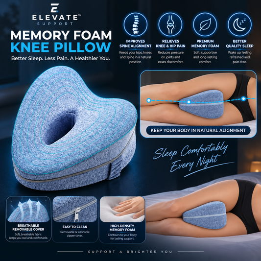 Ergonomic Knee Support Pillow