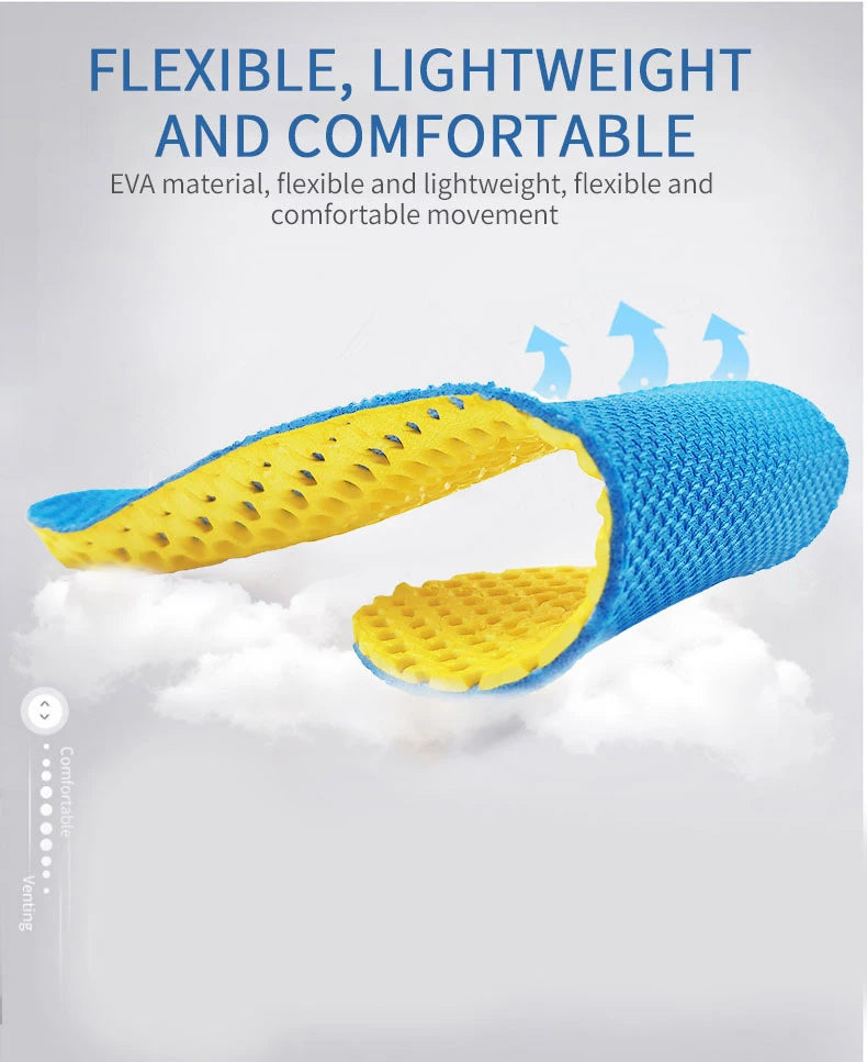 Memory Foam Orthopedic Insoles – Breathable Cushion Support for Men & Women