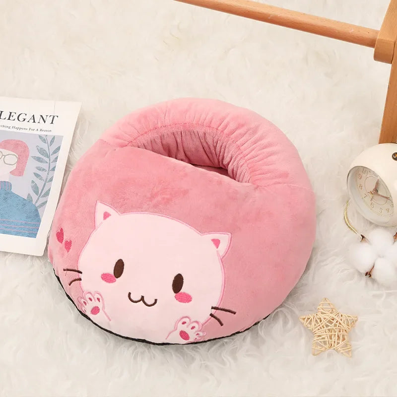USB Plush Foot Warmer Pad – Cute cozy Winter Foot Cushion for Home & Office