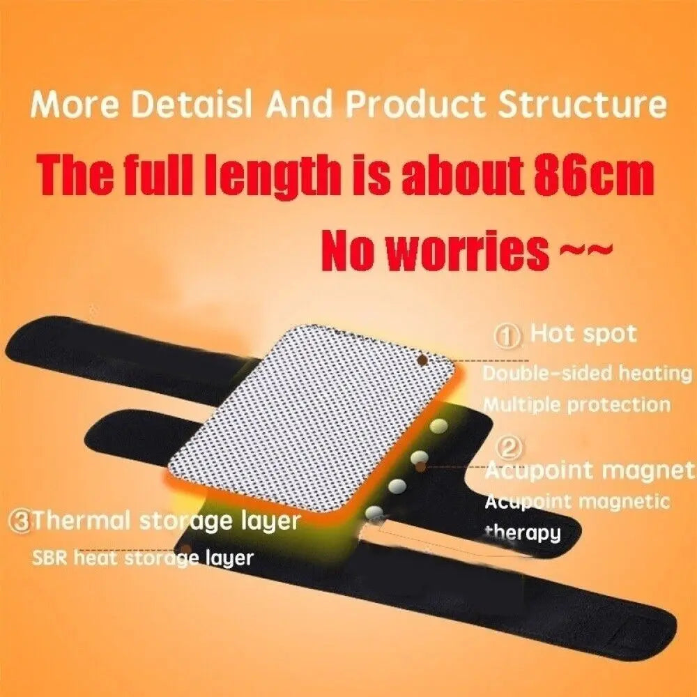 Self-Heating Magnetic Knee Pads – Thermal Therapy Knee Support for Pain Relief & Joint Warmth (1 Pair)