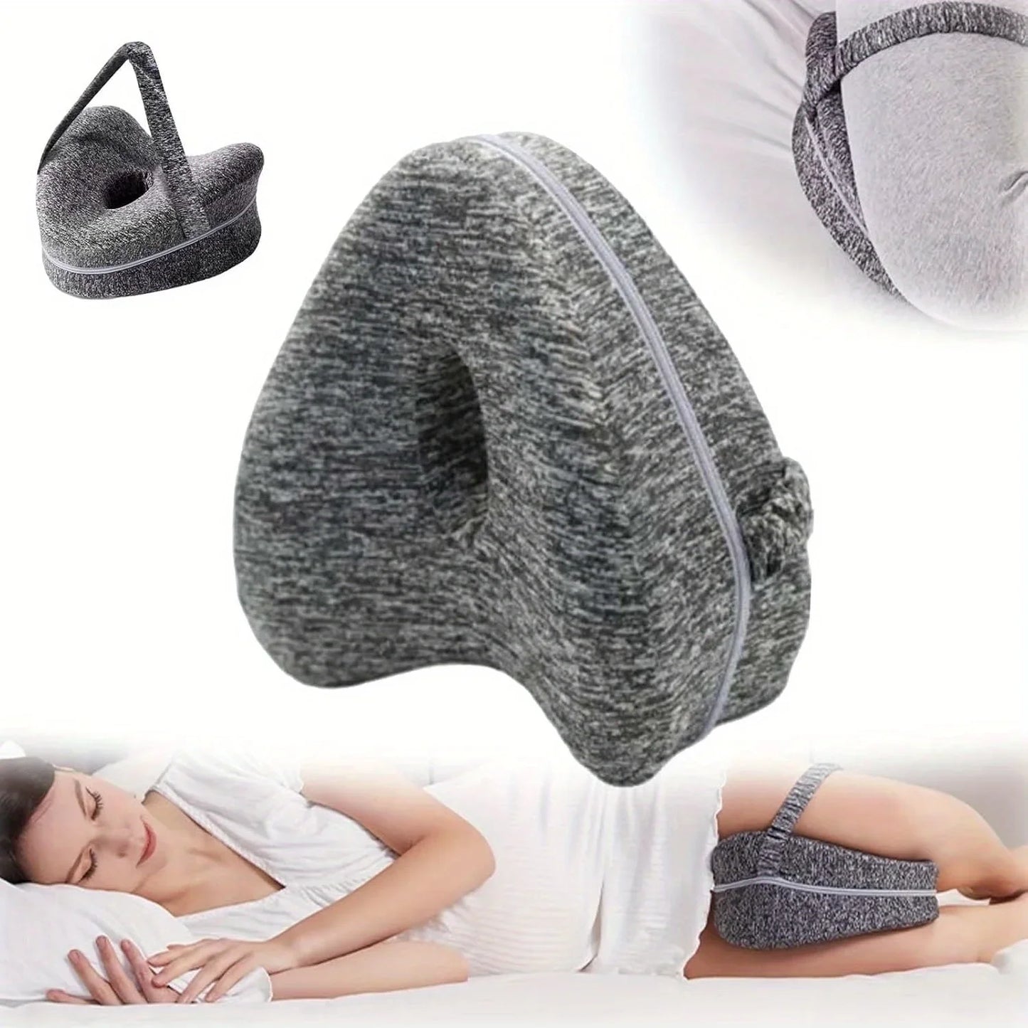 Ergonomic Knee Support Pillow for Side Sleepers