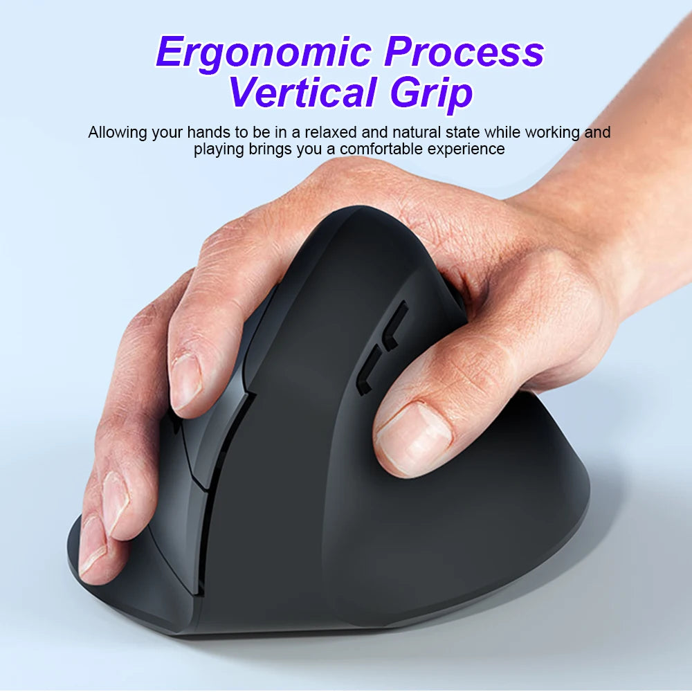 Ergonomic Vertical Wireless Mouse