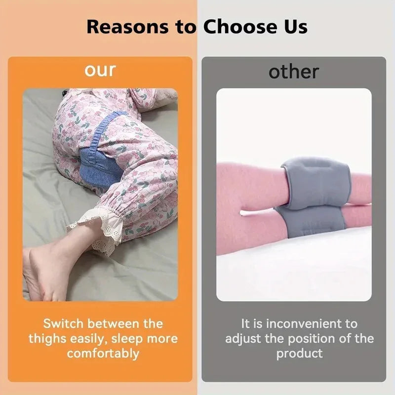 Ergonomic Knee Support Pillow for Side Sleepers