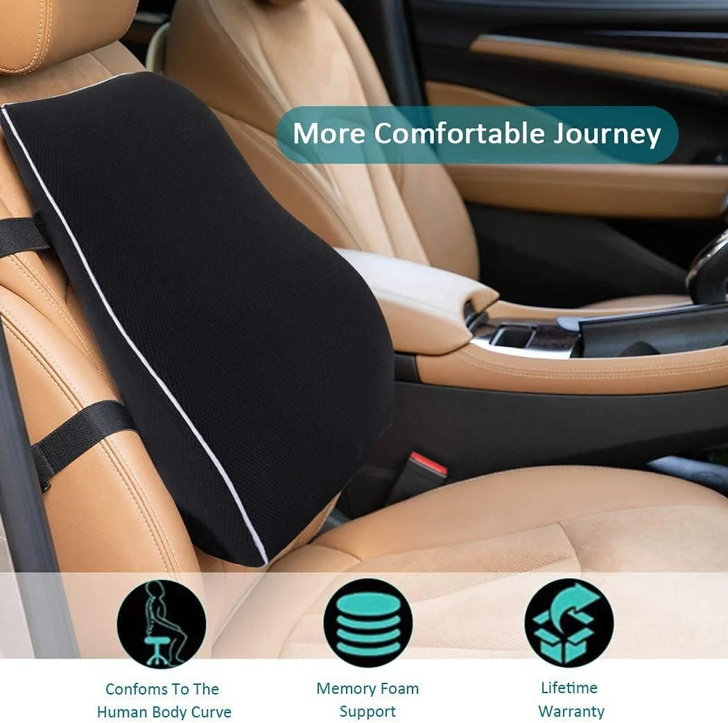 Ergonomic Lumbar Support Cushion for Office Chair & Car