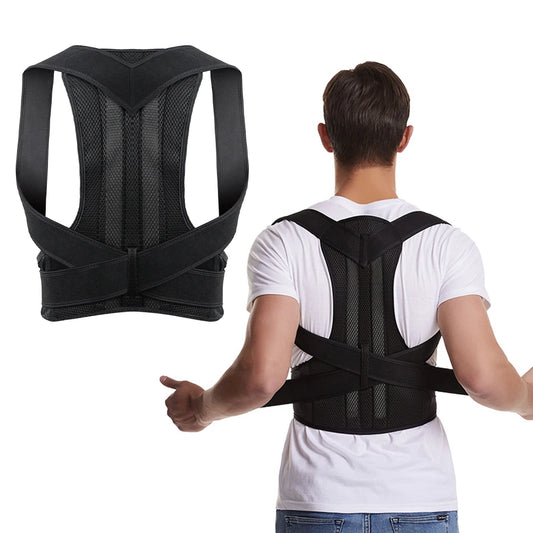Back Brace Posture Corrector – Adjustable Shoulder & Upper Back Support for Men & Women