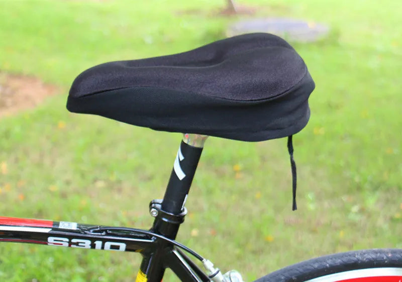 Memory Foam Bike Seat Cushion – 3D Soft Comfort for Long Rides