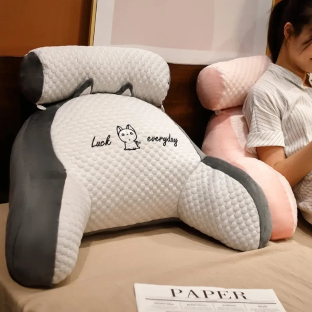 Ergonomic Back Support Pillow for Bed & Sofa