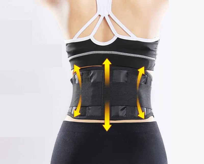 Self-Heating Magnetic Lumbar Support Belt – Waist Brace for Lower Back Pain Relief & Posture Support
