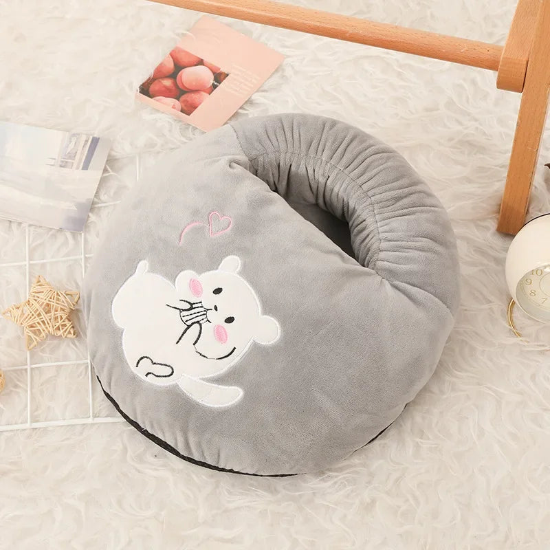 USB Plush Foot Warmer Pad – Cute cozy Winter Foot Cushion for Home & Office