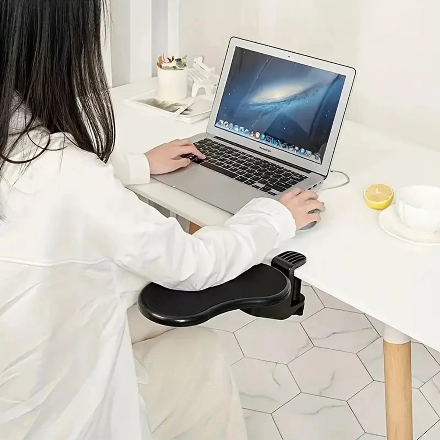 Ergonomic Desk Armrest Support – Reduce Elbow & Shoulder Pain