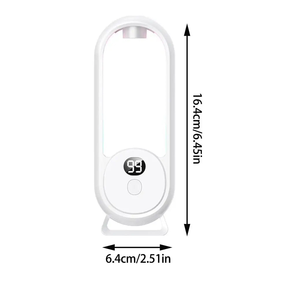 Rechargeable Portable Aroma Diffuser Essential Oil Aromatherapy Machine Timed Air Freshener Colorful Light Living Bedroom Toilet