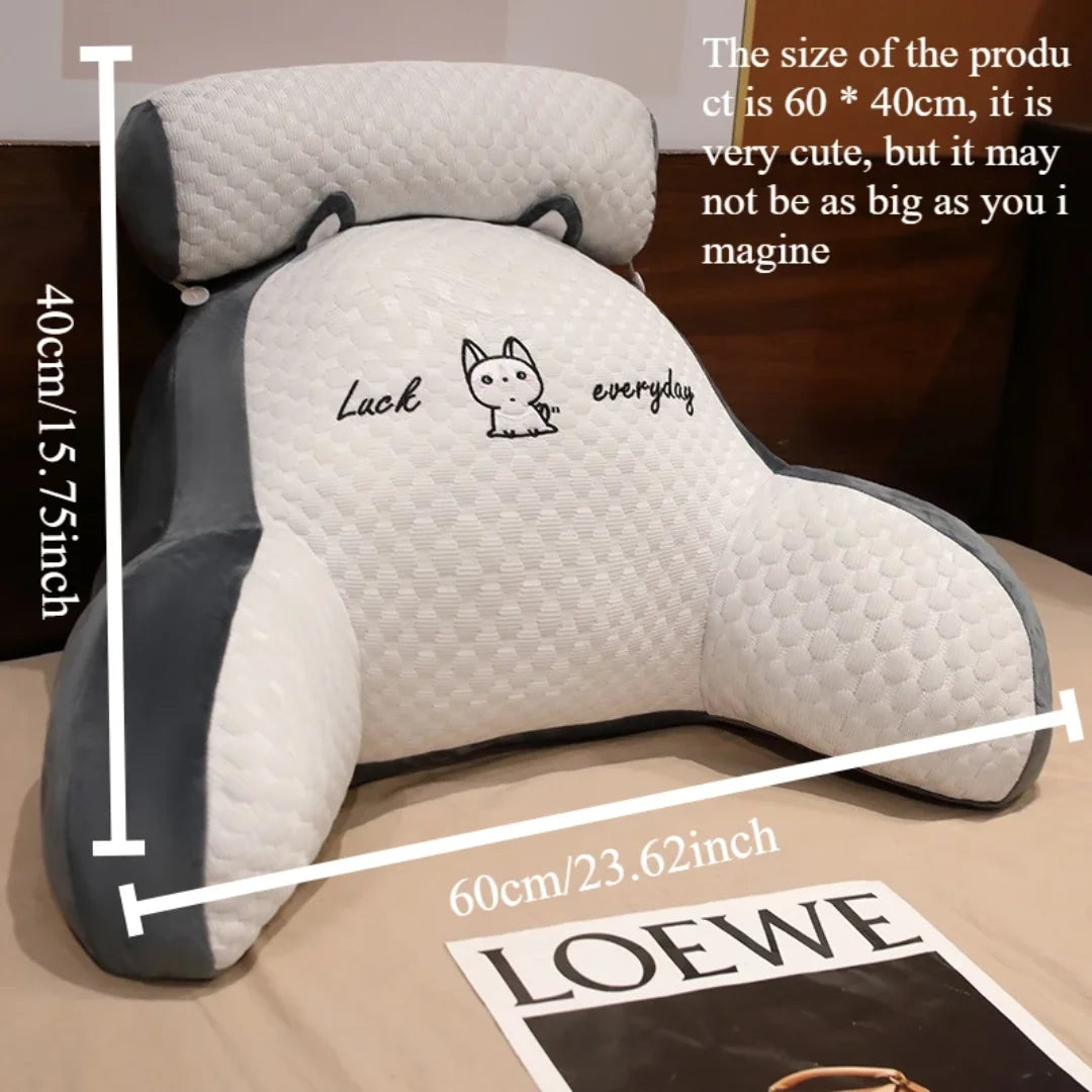 Ergonomic Back Support Pillow for Bed & Sofa