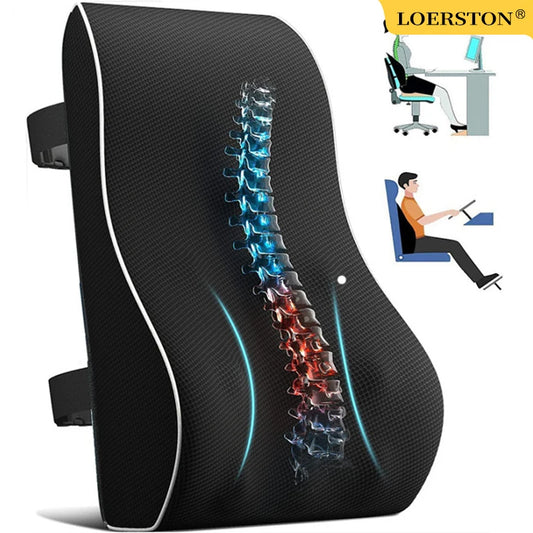 Ergonomic Lumbar Support Cushion for Office Chair & Car