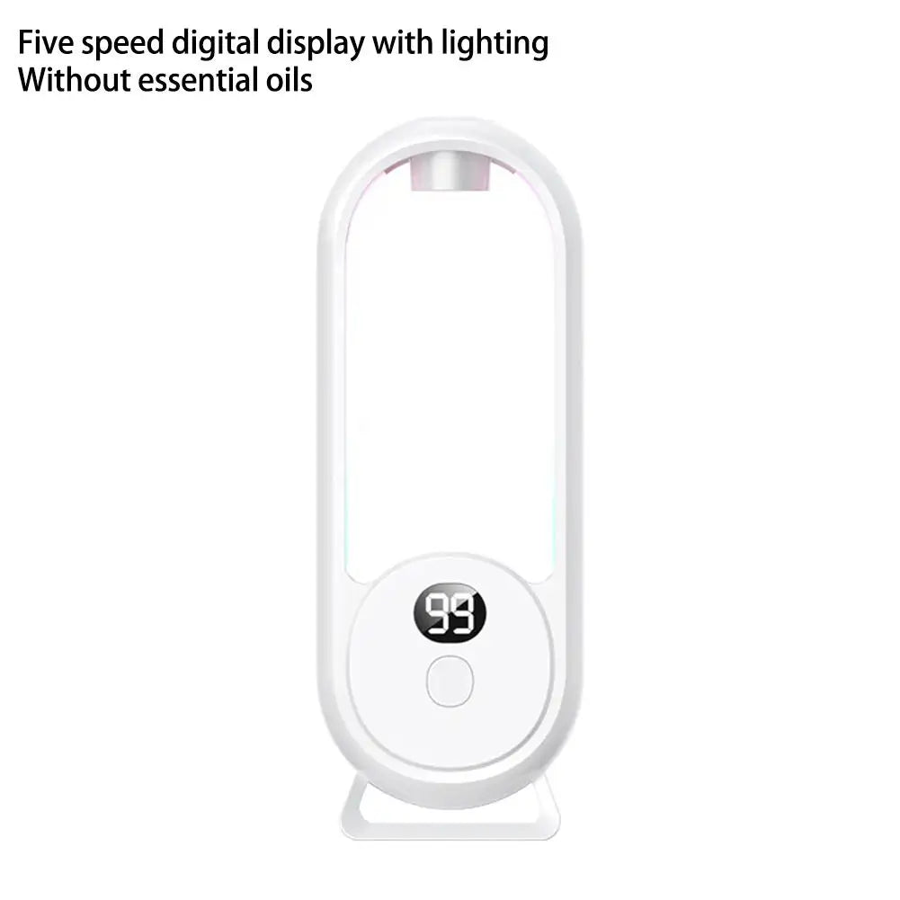 Rechargeable Portable Aroma Diffuser Essential Oil Aromatherapy Machine Timed Air Freshener Colorful Light Living Bedroom Toilet