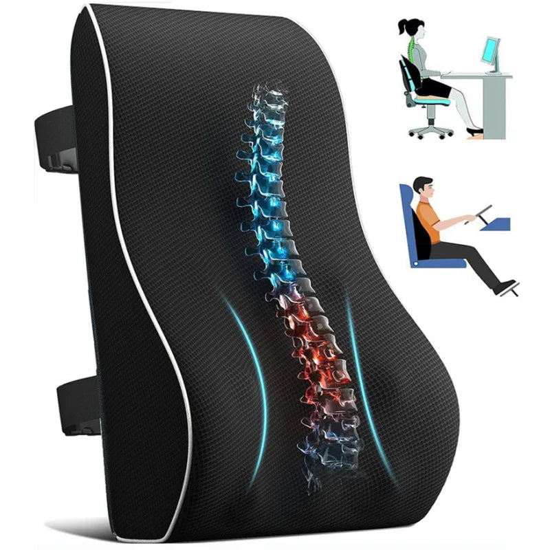 Ergonomic Lumbar Support Cushion for Office Chair & Car