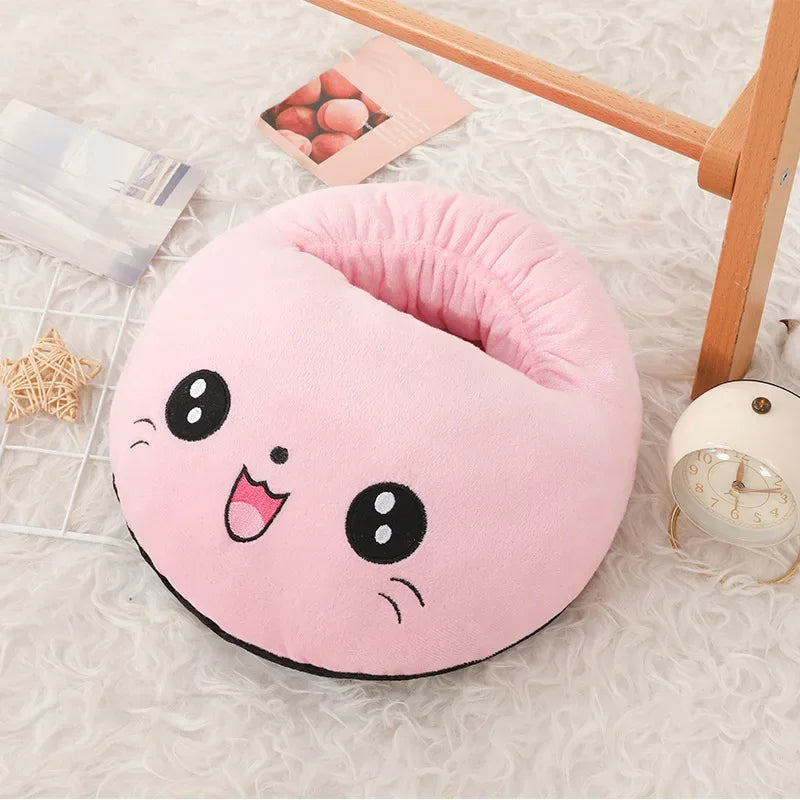 USB Plush Foot Warmer Pad – Cute cozy Winter Foot Cushion for Home & Office