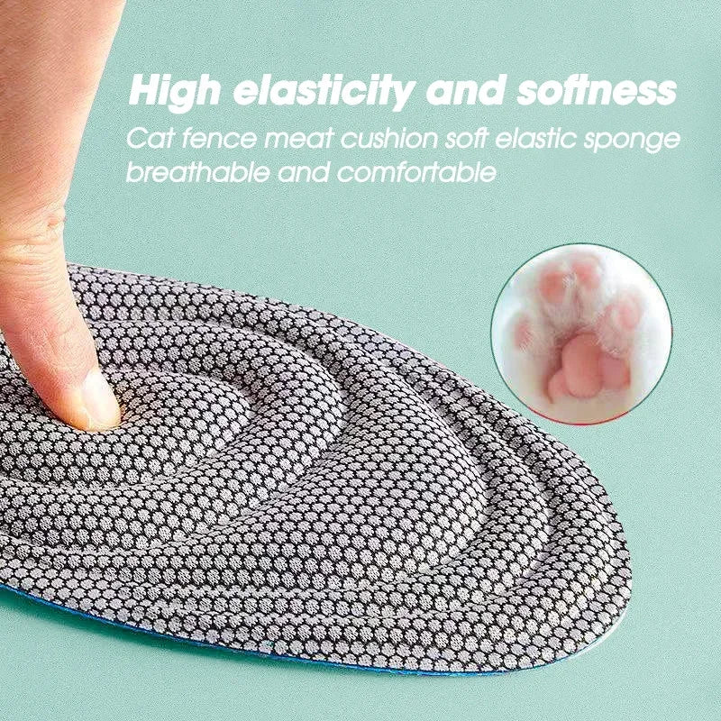 Memory Foam Orthopedic Insoles – 2-Pair Pack, Antibacterial Sport Inserts for Shoes