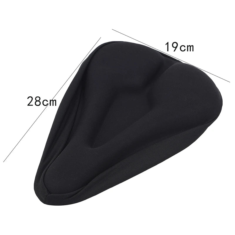 Memory Foam Bike Seat Cushion – 3D Soft Comfort for Long Rides