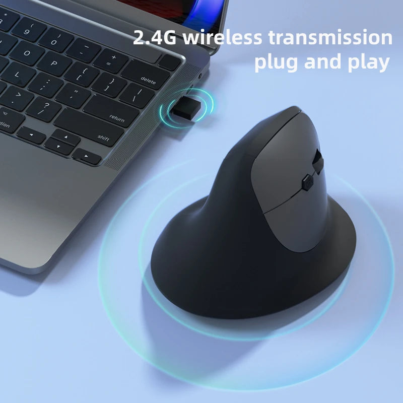 Ergonomic Vertical Wireless Mouse