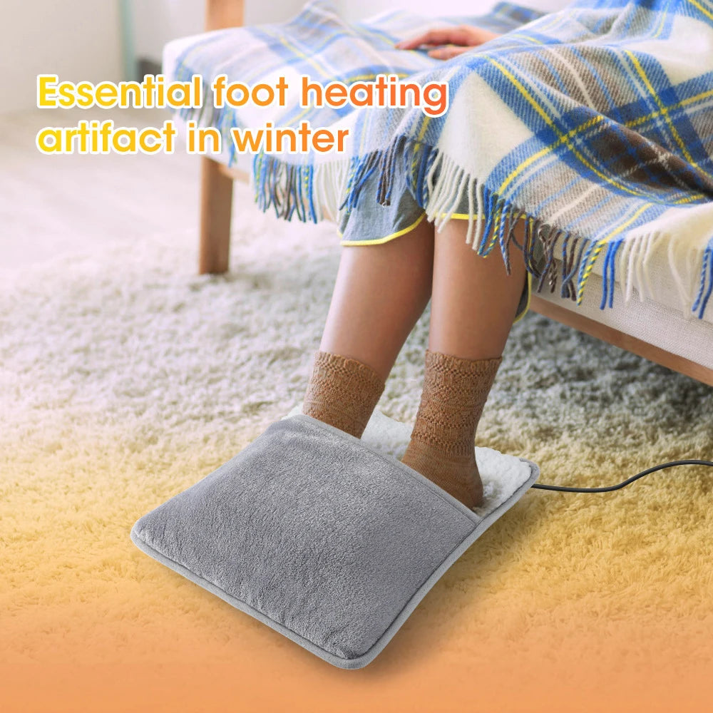 Elevate Support™ USB Heated Foot Warmer – Soft Plush Thermal Comfort